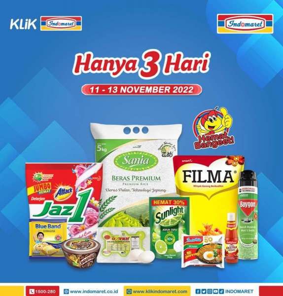 Katalog Promo Indomaret Hanya 3 Hari Periode 11-13 November 2022