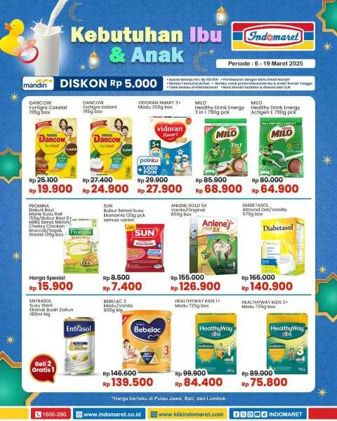 Promo Indomaret Super Hemat Periode 6-19 Maret 2025