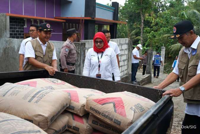 SIG Bantu Perbaikan Rumah Warga Terdampak Gempa Bumi di Bantul dan Gunung Kidul