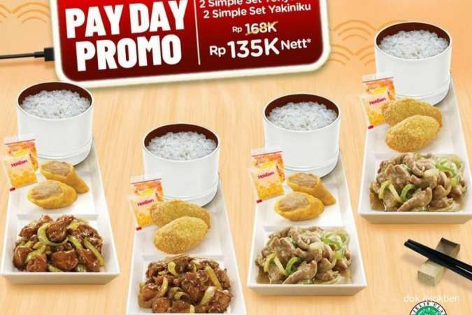 Promo Payday Hokben 25-30 Juni 2022, Beli Simple Set Lebih Hemat Berlaku di GoFood