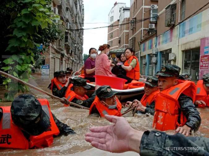 Hujan Berminggu-minggu, China Selatan Alami Banjir Terparah dalam 50 Tahun 