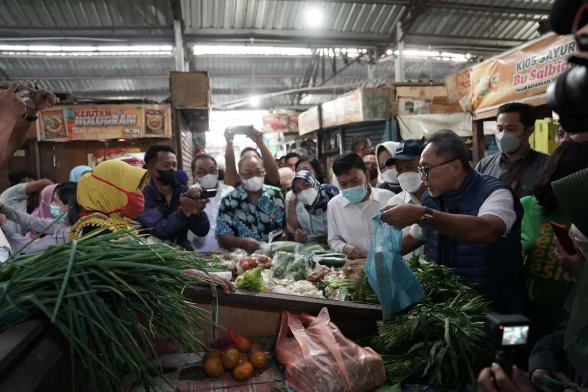 Sidak Pasar di Kupang, Mendag Pastikan Harga Barang Kebutuhan Pokok Terkontrol