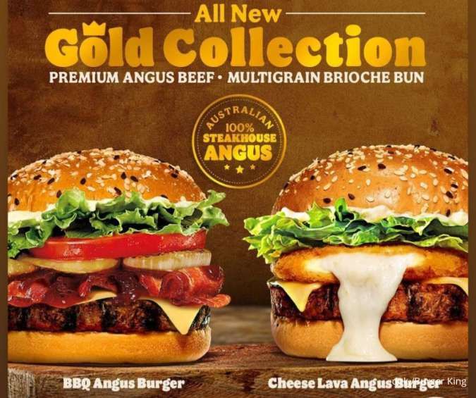 Coba Gold Collection si Menu Burger Rasa Sultan di Promo Burger King Terbaru