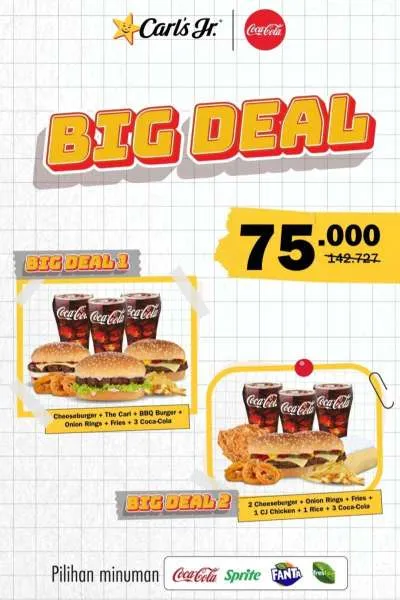 Promo Carls Jr September 2023: Big Deal