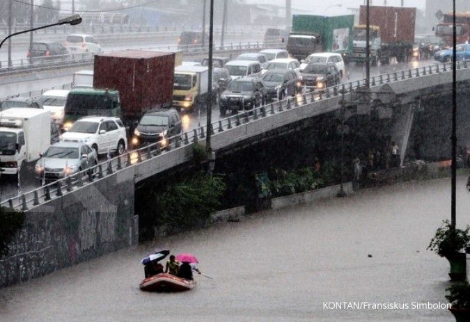 Banjir tahunan Jakarta membebani ekonomi
