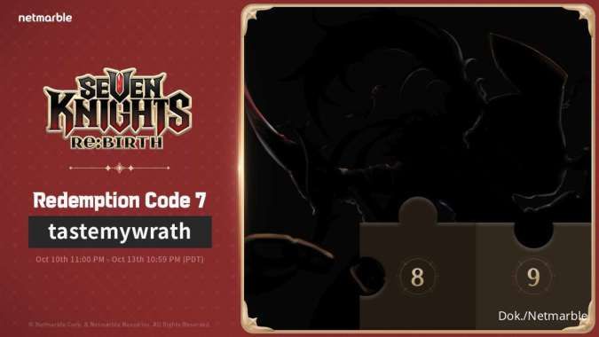 Kode redeem Seven Knights Rebirth event Mysterious Puzzle berhadiah Hero Summon 