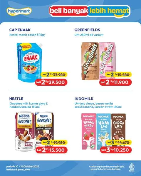 Promo Hypermart Beli Banyak Lebih Hemat Periode 10-16 Oktober 2025