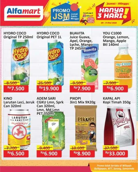 Promo JSM Alfamart Periode 9-11 Mei 2025