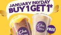 Promo Chatime dan Kimukatsu Payday Januari 2026, Ada Beli 1 Gratis 1