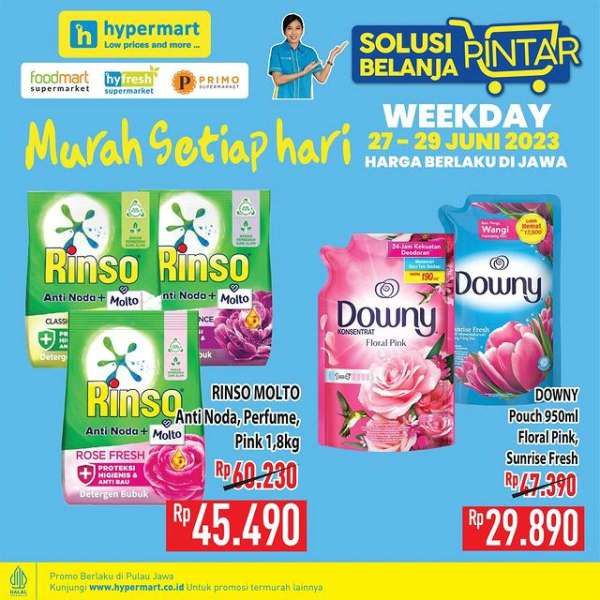 Promo Hypermart Hyper Diskon Weekday Periode 27-29 Juni 2023