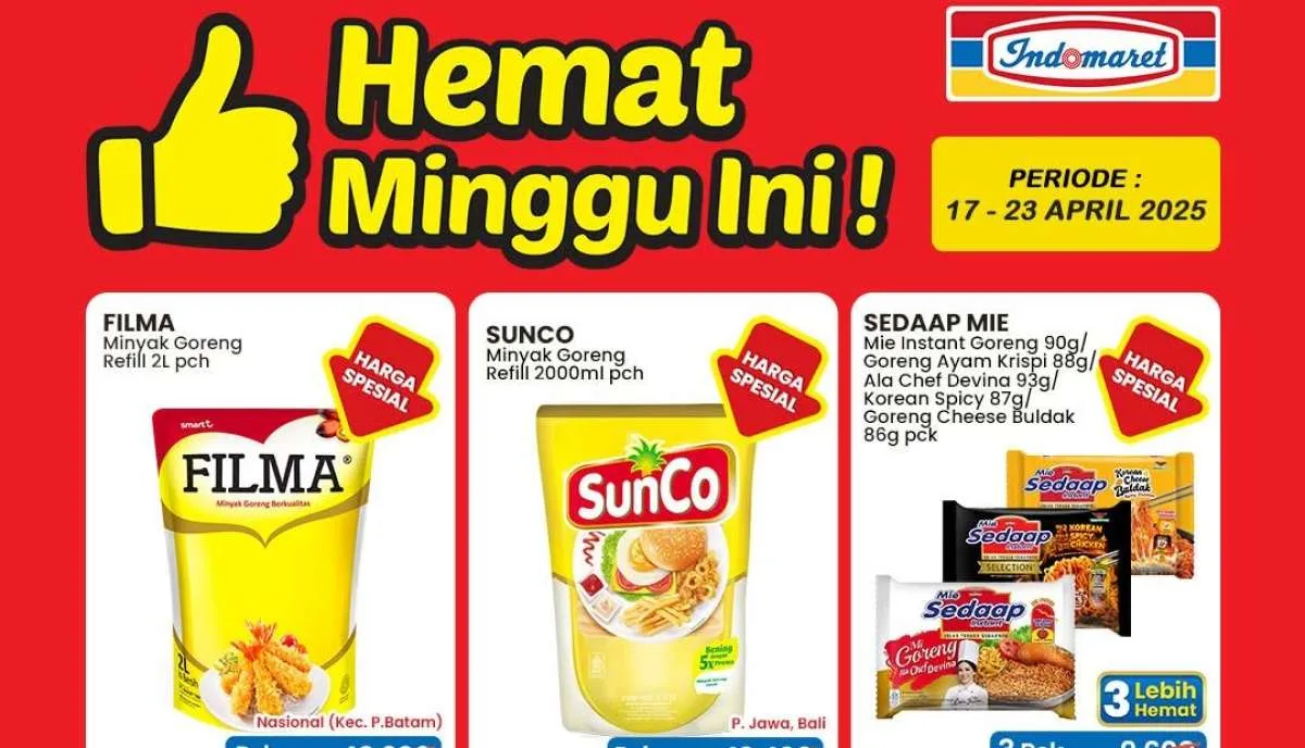 Promo Minyak Goreng di Indomaret Hemat, Segera Berakhir Hari Ini 23 April 2025