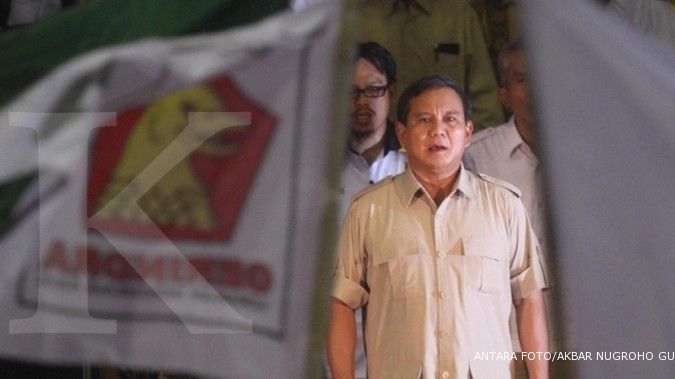 Elektabilitas Prabowo rendah, Gerindra tak pusing