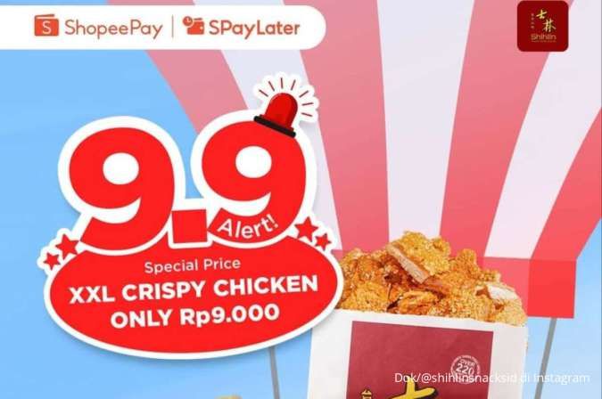 Promo 9.9 Shihlin dengan ShopeePay & SPayLater September 2025, Cuma Rp 9.900