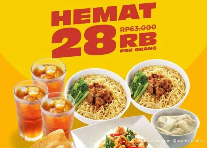 Promo Bakmi GM GoFood Brand Day November: Makan Ramean Diskon 50%, Cek Jamnya