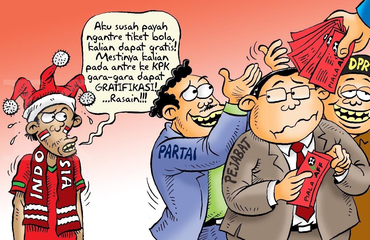 Tiket Gratis Piala AFF buat Pejabat Termasuk Gratifikasi