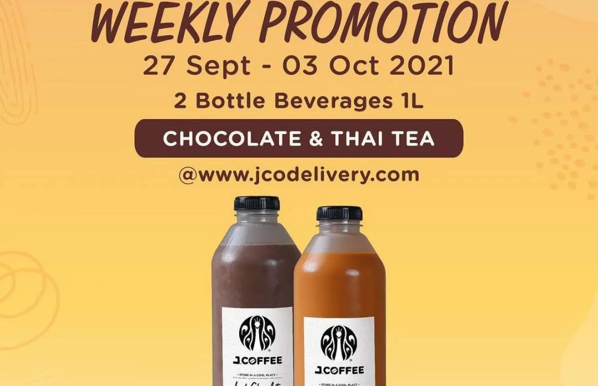 Promo J.CO Mingguan Sampai 3 Oktober 2021, Harga Spesial untuk 2 Botol JCOFFEE