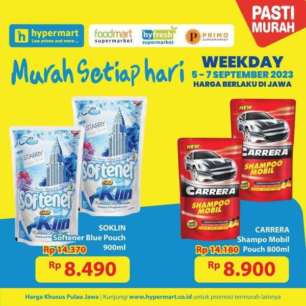 Katalog Promo Hypermart Terbaru 5-7 September 2023, Promo Hyper Diskon Weekday