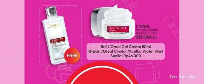Promo Makeup dan Skincare Beli 1 Gratis 1 di Guardian, Berlaku sampai 22 Juni 2022