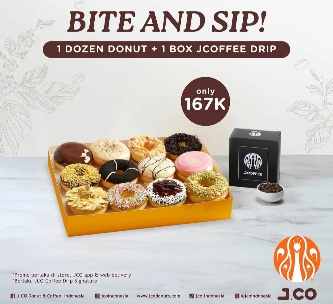 Promo Jco bite and sip