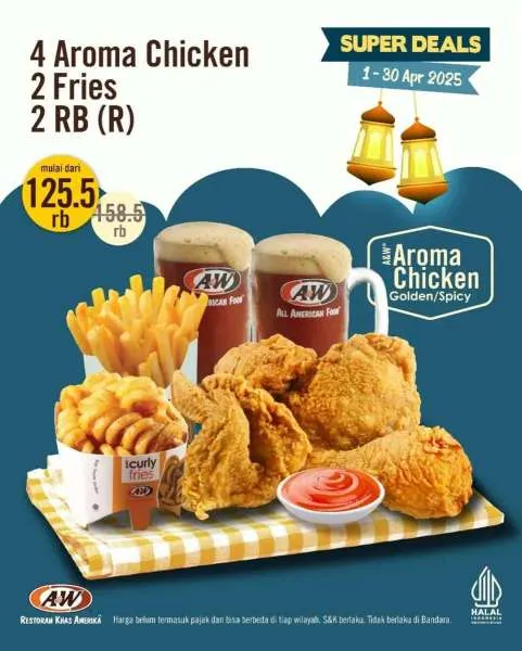 Promo A&W 4 Aroma Chicken