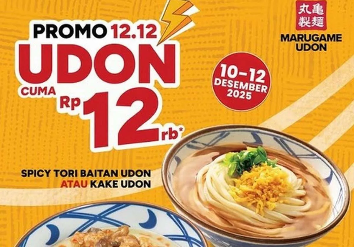 Promo 12.12 di Marugame Udon & Wingstop Desember 2025, Ada Buy 5 Get 5