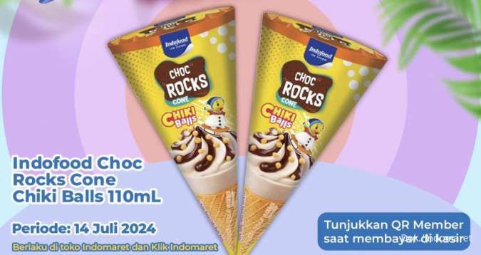 Promo Indomaret Es Krim Day Periode 14 Juli 2024, Es Krim Rasa Chiki Beli 1 Gratis 1