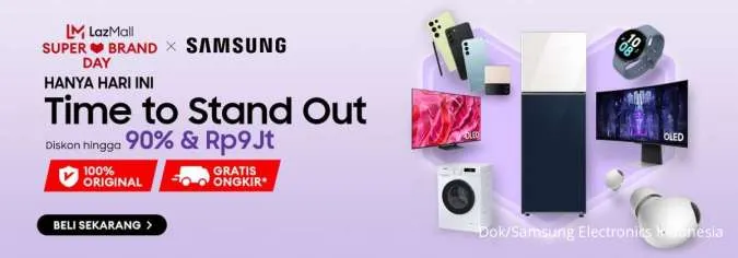 Time to Stand Out dengan Samsung dan Lazada Super Brand Day 2023