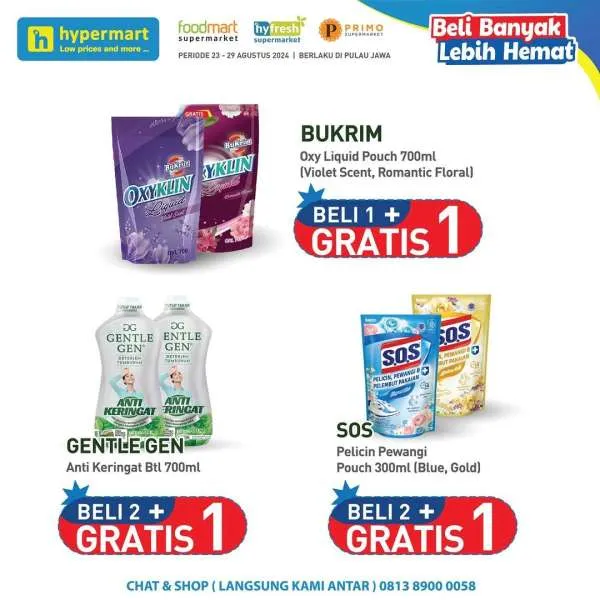 Promo Hypermart Beli Banyak Lebih Hemat Periode 23-29 Agustus 2024