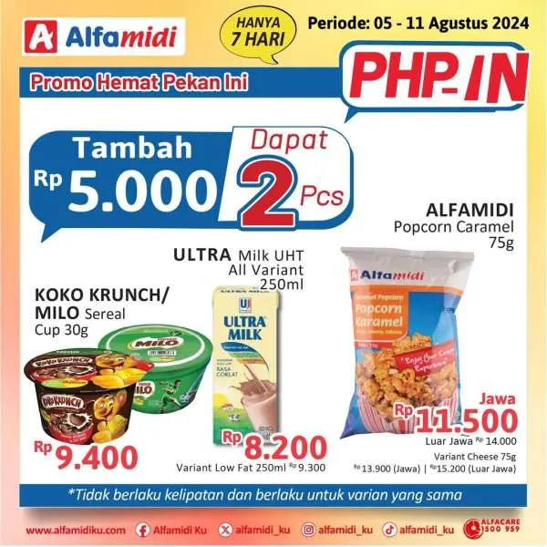 Promo Alfamidi Hanya 7 Hari Periode 5-11 Agustus 2024