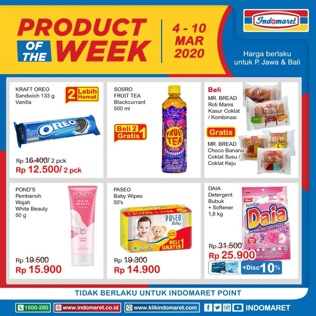 Promo Indomaret Product of The Week, teranyar! (4-10 Maret 2020)