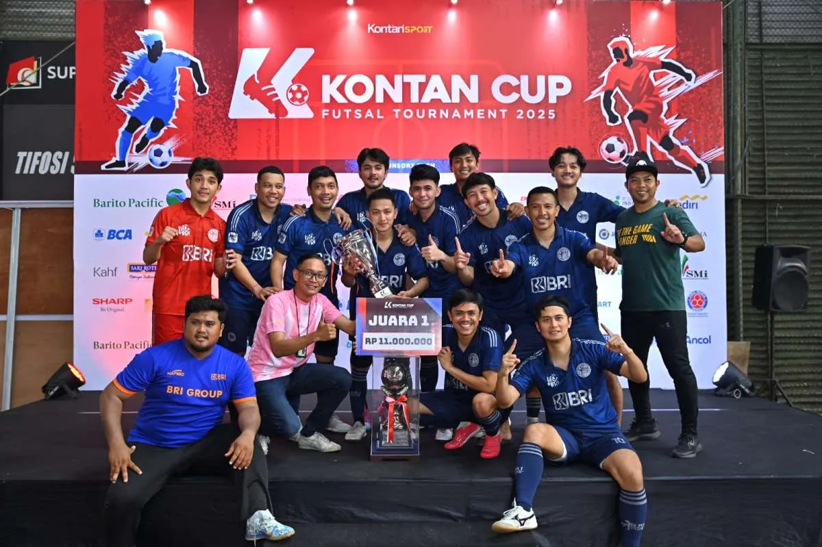 BRI Rebut Gelar Juara Kontan Cup 2025, Bogasari Runner-up