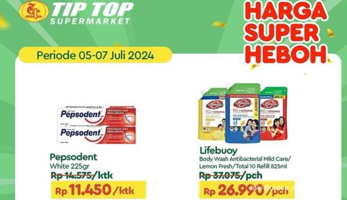 Promo JSM Tip Top Weekend Juli 2024 Hari Ini, Pepsodent Rp 11.400 Akan Berakhir Besok