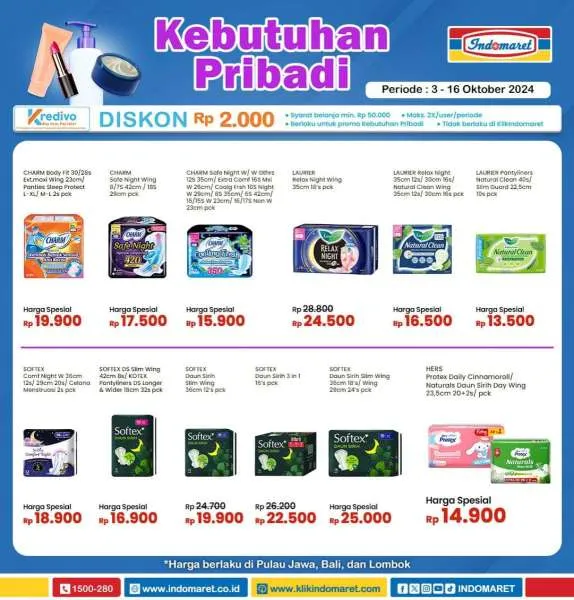 Promo Indomaret Super Hemat Periode 3-16 Oktober 2024