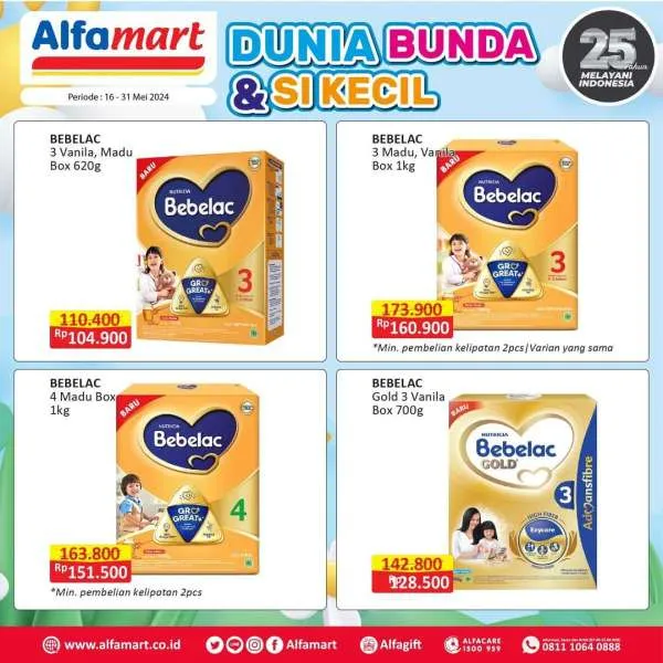 Promo Alfamart Dunia Bunda & Si Kecil Periode 16-31 Mei 2024