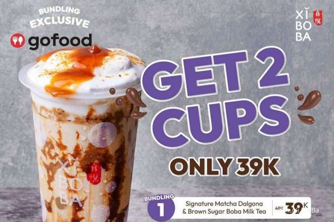 Promo Xi Bo Ba 1-30 April 2022, Spesial Ramadan Beli 2 Minuman Rp 39.000 di GoFood