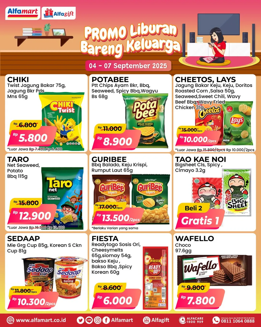 Promo Alfamart Liburan Hemat Periode 4-7 September 2025