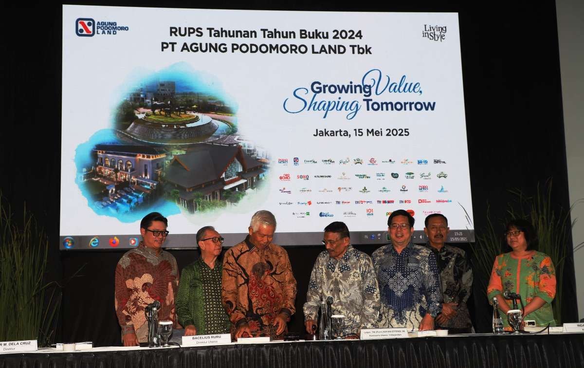 Agung Podomoro Land (APLN) Raih Pendapatan Rp 874,5 Miliar pada Kuartal I-2025