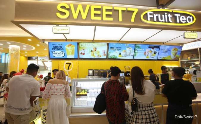 Perusahaan Minuman Teh Buah Sweet7 Asal China Buka Gerai Pertama di Indonesia