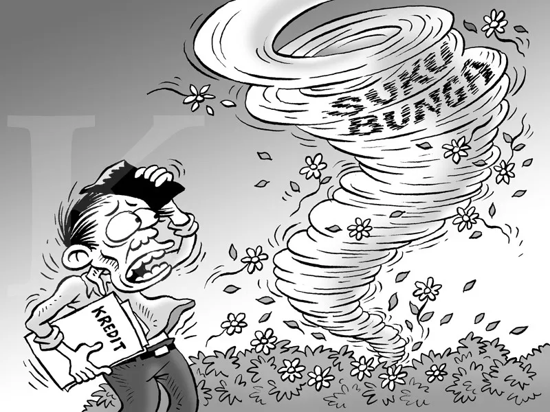 Siap-siap suku bunga kredit makin mencekik