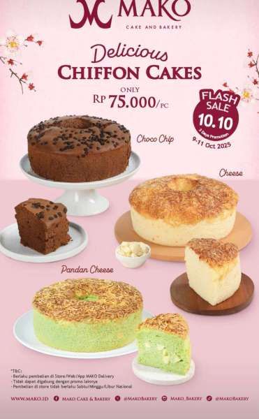Promo 10.10 di Mako Bakery 9-11 Oktober 2025