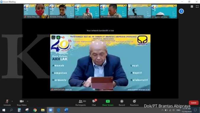 Walau Pandemi, Brantas Abipraya Tetap Semangat Rayakan HUT ke-40