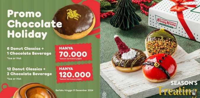 2 Promo Menu Donat Terbaru di Dunkin & Krispy Kreme Edisi Desember 2024