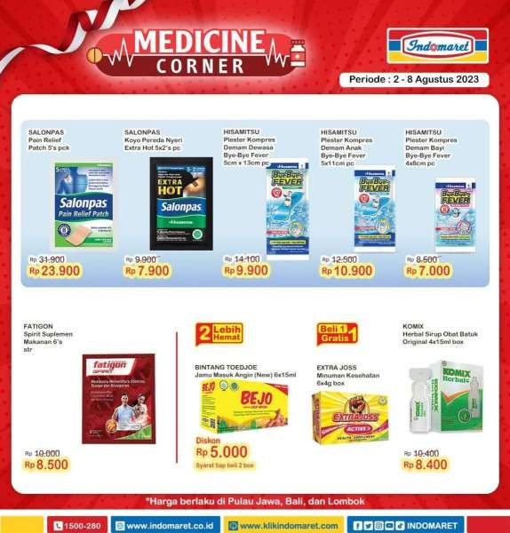 Katalog Harga Promo Indomaret Super Hemat Mingguan 2-8 Agustus 2023