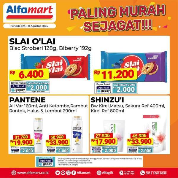 Promo Alfamart Paling Murah 24-31 Agustus 2024