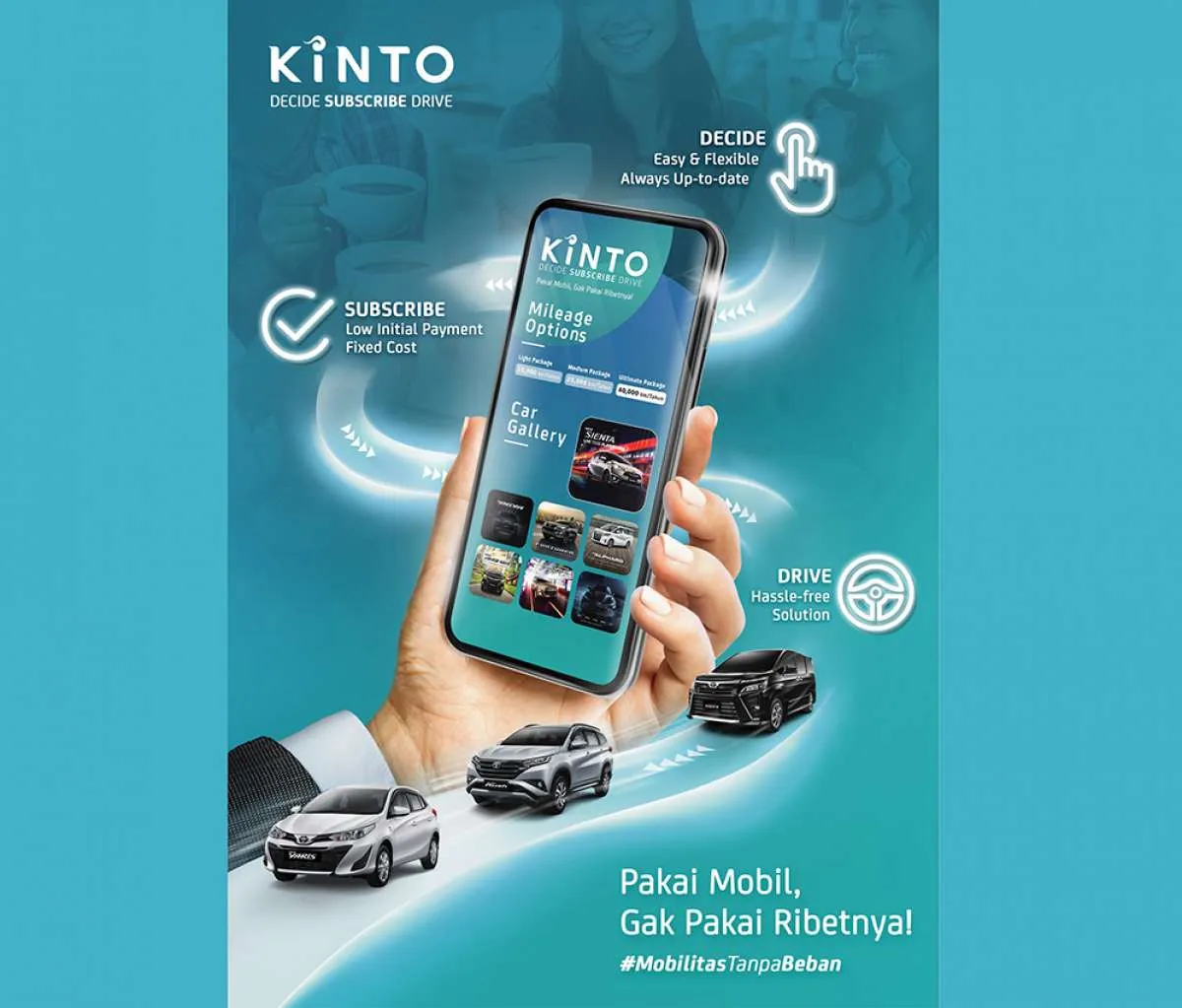 Toyota Astra Financial rilis layanan berlangganan mobil secara online KINTO ONE