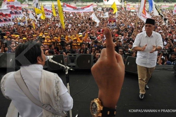 Hatta says his ticket more popular than Jokowi-JK