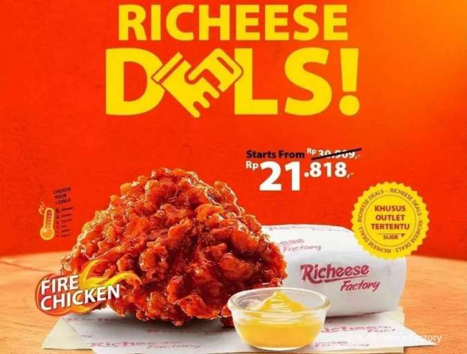 Promo Richeese Factory April 2022, Paket Lengkap Richeese Deals Mulai Rp 21.818 