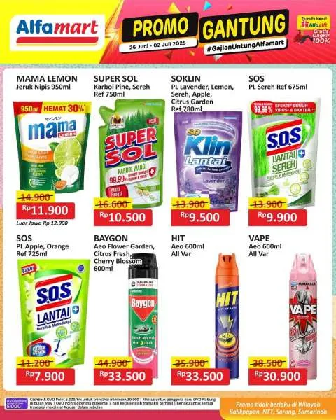 Promo Alfamart Gantung Periode 26 Juni-2 Juli 2025