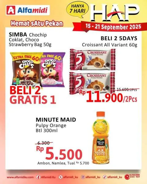 Promo Alfamidi Hemat Satu Pekan Periode 15-21 September 2025