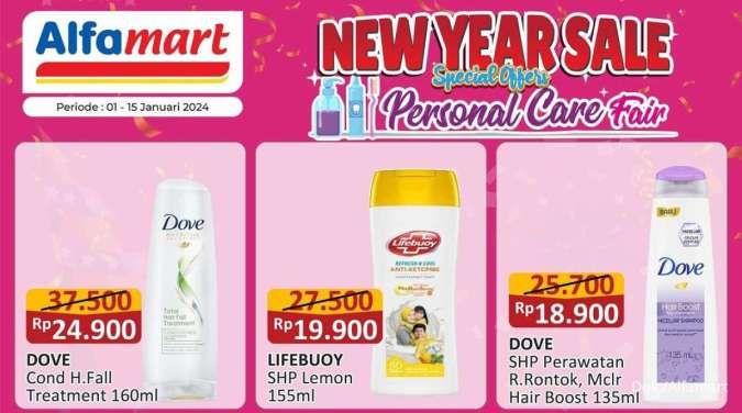 Promo Alfamart Personal Care Fair 1-15 Januari 2024, Diskon s/d 20% & Beli 1 Gratis 1